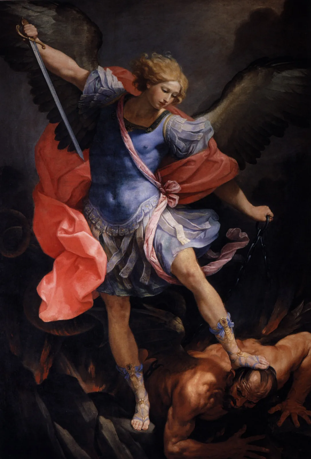 Angel Michael Defeats Satan: Image Credits to Guido Reni