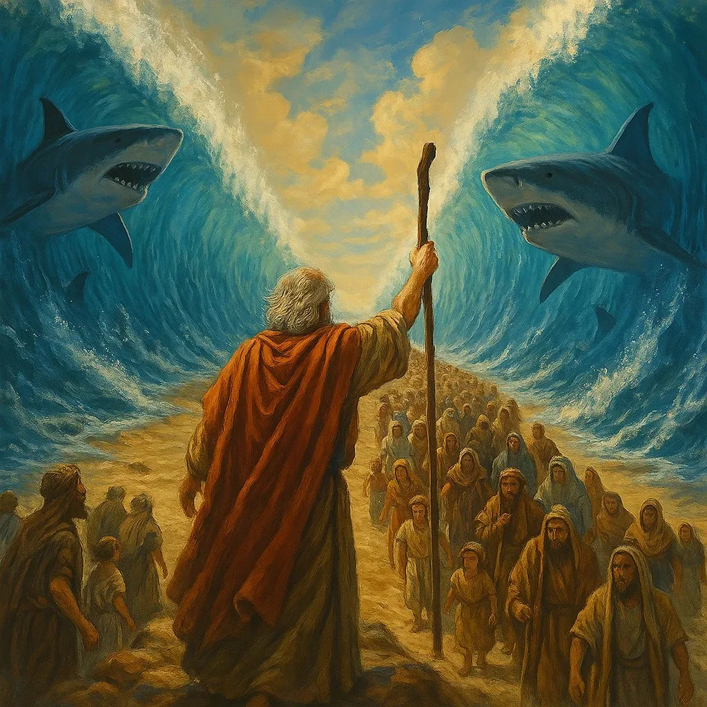 “Why are you crying out to me? Tell the Israelites to move forward.” - SpiritWorshipGen