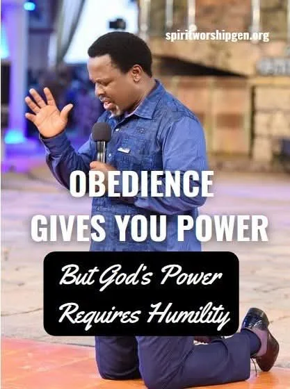 Obedience Gives You Power - SpiritWorshipGen